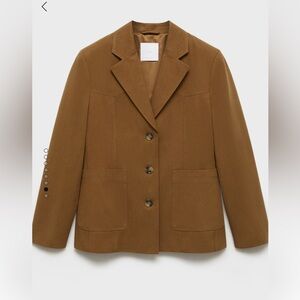 Mango Lyocell Jacket with Pockets